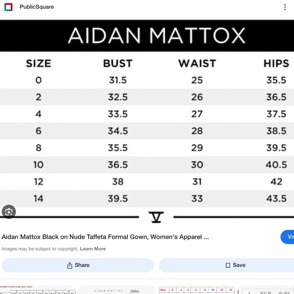 Aiden Mattox  Black Gown - Picture 14 of 14